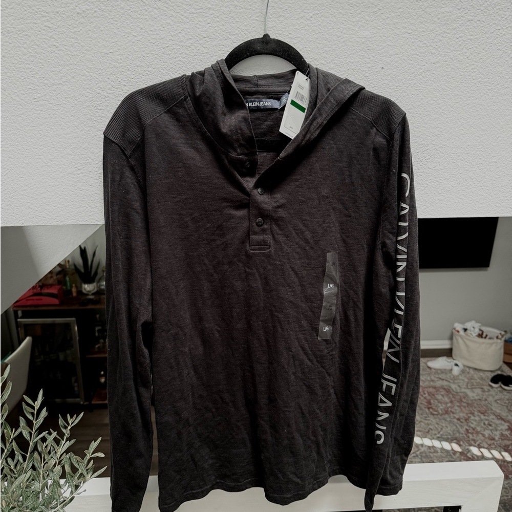Calvin Klein Shirt with Hoodie